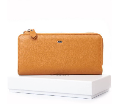 Гаманець Шкіряний Жіночий Classic DR. BOND WN-23-21 yellow Podium