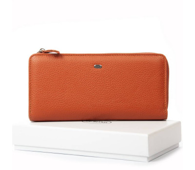 Гаманець Шкіряний Жіночий Classic DR. BOND WN-23-21 orange Podium