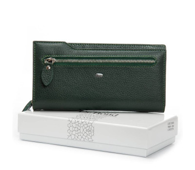 Гаманець Шкіряний Жіночий Classic DR. BOND WMB-2M green