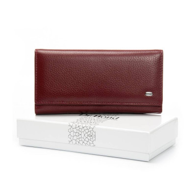 Гаманець Шкіряний Жіночий Classic DR. BOND W46 wine red