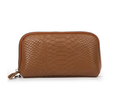 Косметичка шкіра 60096 L-brown Podium
