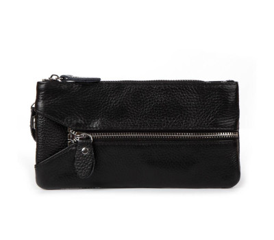 Косметичка шкіра 6001-A black Podium
