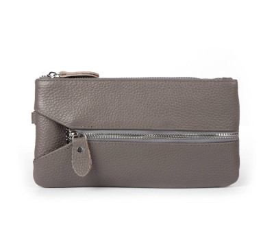 Косметичка шкіра 6001-A grey Podium