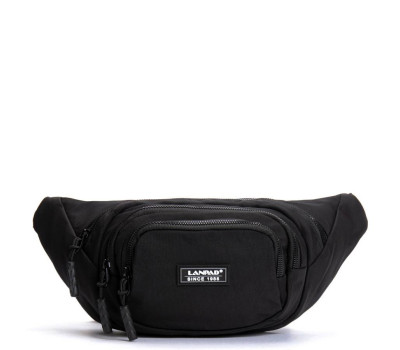 Сумка Чоловіча На пояс нейлон Lanpad 61056 black