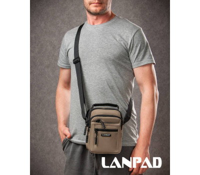 Сумка Чоловіча Планшет нейлон Lanpad A98222 khaki мал