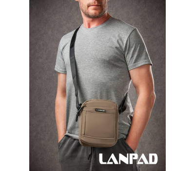 Сумка Чоловіча Планшет нейлон Lanpad A45007 khaki мал