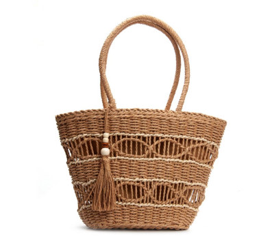 Жіноча плетена сумка PODIUM 9136 khaki Розпродаж