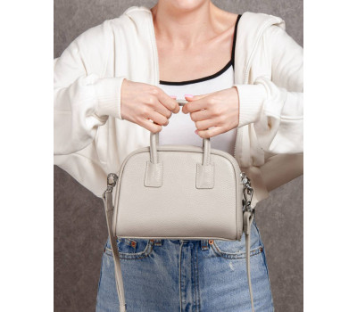 Сумка Шкіряна Жіноча Клатч ALEX RAI 39059-1 pale grey