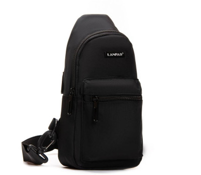 Сумка Чоловіча на плече нейлон Lanpad 3073 black