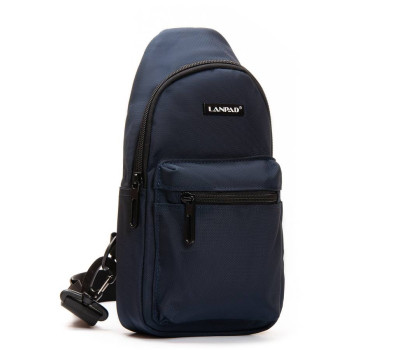 Сумка Чоловіча на плече нейлон Lanpad 3073 blue