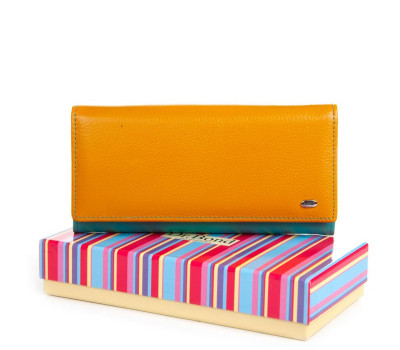 Гаманець Шкіряний Жіночий Rainbow DR. BOND WRS-501-2 yellow