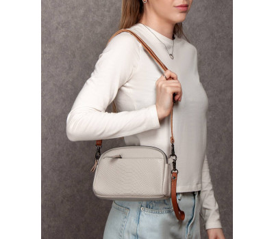 Сумка Шкіряна Жіноча Клатч ALEX RAI 19204 beige