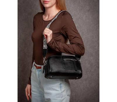 Сумка Шкіряна Жіноча Класична ALEX RAI 3232 black