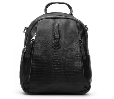 Сумка Шкіряна Жіноча Рюкзак ALEX RAI 8907-9 black