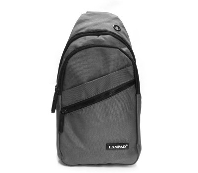 Сумка Мужская На Плечо нейлон Lanpad 83029 gray
