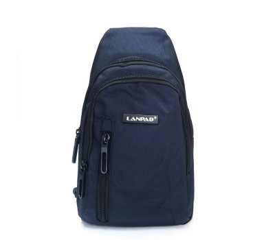 Сумка Чоловіча на плече нейлон Lanpad 80002 blue