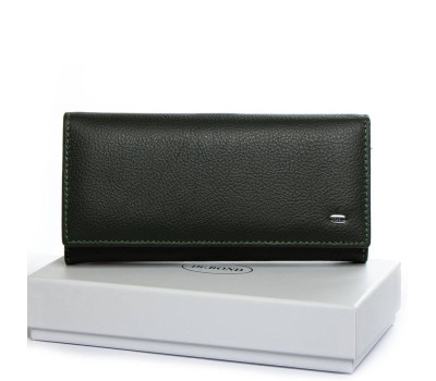Гаманець Шкіряний Жіночий Classic DR. BOND W502 green