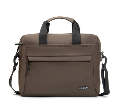 Сумка Чоловіча Для Ноутбука нейлон Lanpad 37017 brown