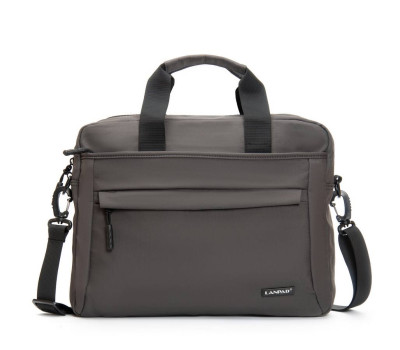 Сумка Чоловіча Для Ноутбука нейлон Lanpad 37017 grey