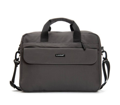 Сумка Мужская Для Ноутбука нейлон Lanpad 63753 grey