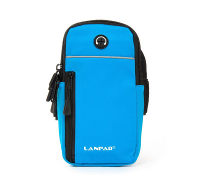 Сумка Чоловіча На руку нейлон Lanpad 36011 sky blue спорт