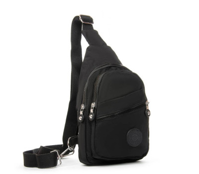 Сумка Женская Текстиль бананка полиамид Jielshi 0879 black