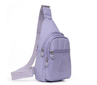Сумка Женская Текстиль бананка полиамид Jielshi AK-011 l.purple