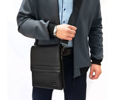 Сумка Мужская Планшет кожа BRETTON 5416-3 black