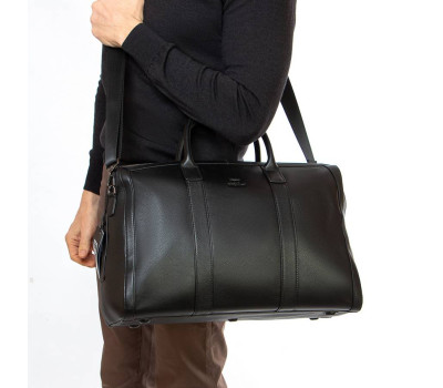 Сумка Чоловіча Дорожня шкіряна BRETTON 5588-1 black