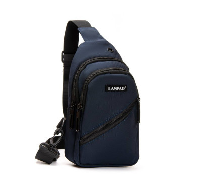 Сумка Мужская На Плечо нейлон Lanpad 82085 blue