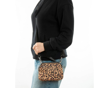 Сумка Жіноча Текстиль поліамід Jielshi F056 leopard print