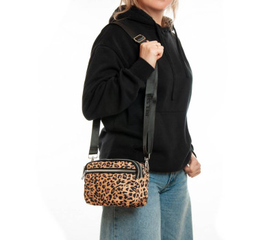 Сумка Жіноча Текстиль поліамід Jielshi C68 leopard print