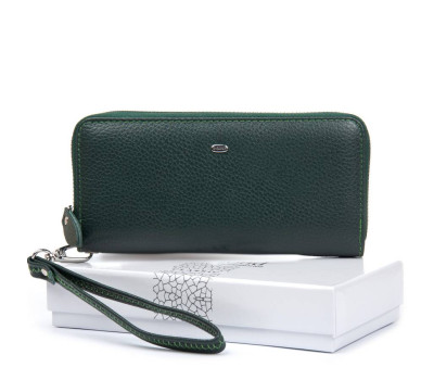 Гаманець Шкіряний Жіночий Classic DR. BOND W38 green