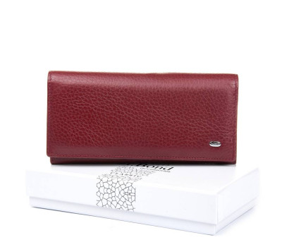 Гаманець Шкіряний Жіночий Classic DR. BOND W501 wine-red