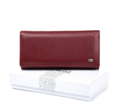Кошелек Classic Женский кожа DR. BOND W501-2 wine-red