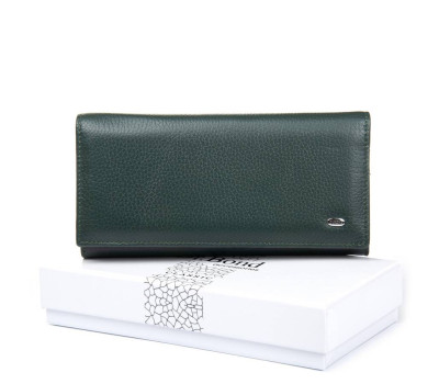 Гаманець Шкіряний Жіночий Classic DR. BOND W501-2 green