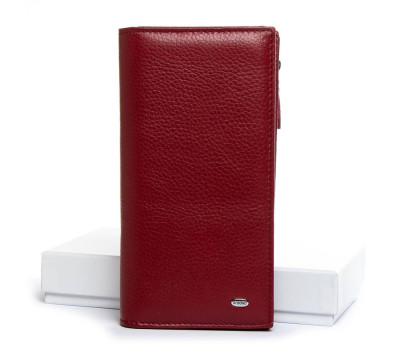 Кошелек Classic Женский кожа DR. BOND WMB-3M wine-red