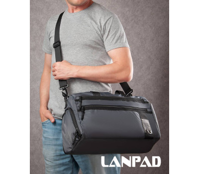Сумка Дорожня Спорт нейлон Lanpad 3099 grey