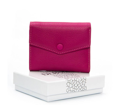 Гаманець шкіряний Bright Жіночий DR. BOND WS-20 plum-red