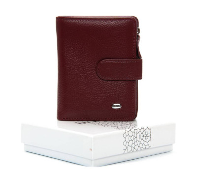 Гаманець шкіряний Bright Жіночий DR. BOND WS-32 wine red
