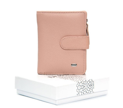 Гаманець шкіряний Bright Жіночий DR. BOND WS-32 pink