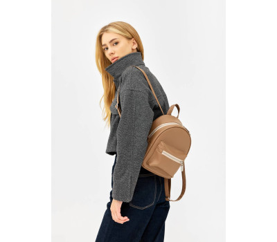 Жіночий рюкзак Sambag Talari mini кавовий
