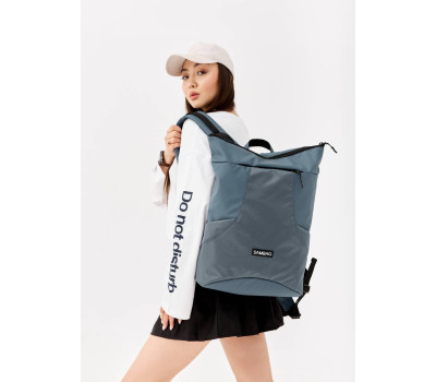 Жіночий рюкзак ролл Sambag RollTop X блакитний
