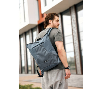 Чоловічий рюкзак ролл Sambag RollTop X блакитний