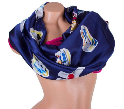 Атласний жіночий шарф ETERNO 180 на 70 см ES1908-14-2