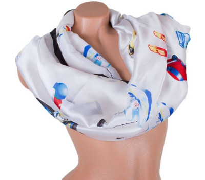 Атласний жіночий шарф ETERNO 180 на 70 см ES1908-14-3