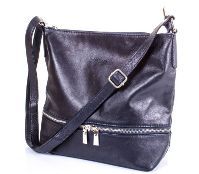 Жіноча синя шкіряна сумка ETERNO