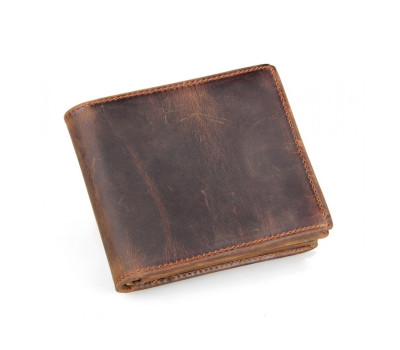 Коричневе шкіряне чоловіче портмоне Tiding Bag 8056R