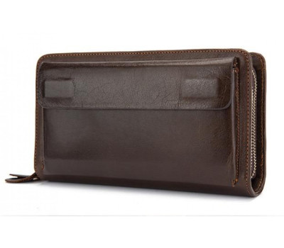 Коричневий шкіряний чоловічий клатч Bexhill Bx9069-1C