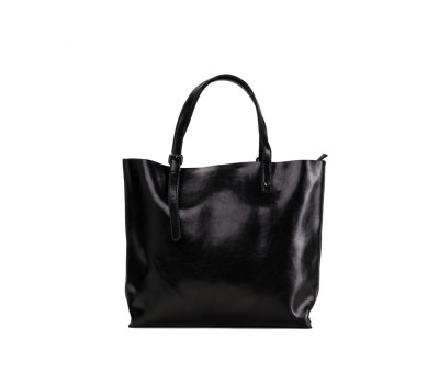 Чорна шкіряна жіноча сумка Grays GR-2011A